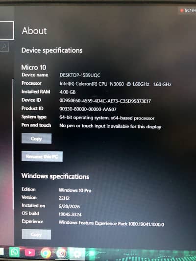 ASUS brand, condition 9/10, all feature is working,RAM 4GB,Storage 64G