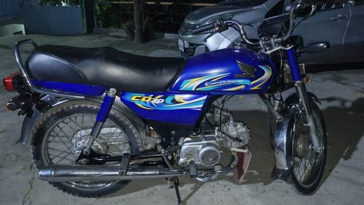 Honda cd 70 blue color