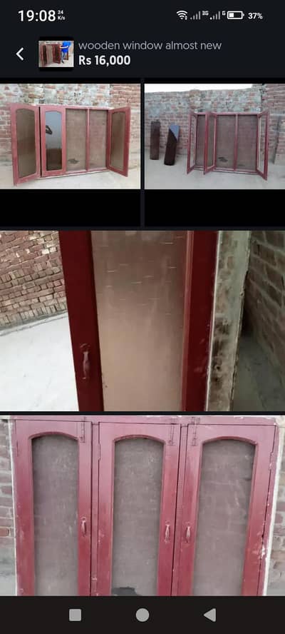 wooden window (bayar wood)  for sale