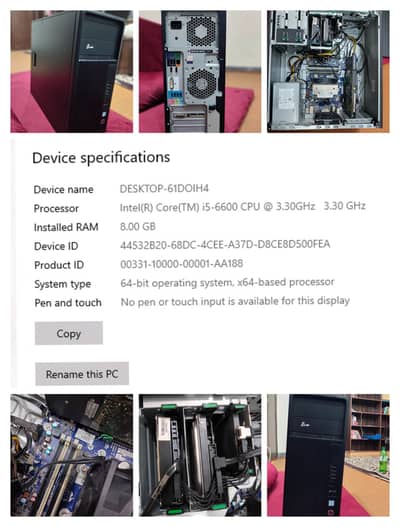 HP Core i5 6 grnation | 1TB hard + 128ssd | 3GB graphic card | 8GB RAM
