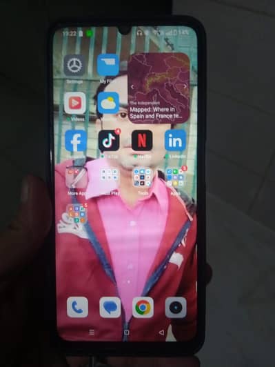Realme Note 60 4 128 gb sealed set glass crack 03343546716