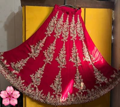 BRAND NEW / NEVER WORN Pure Chiffon Bridal Lehnga Choli 