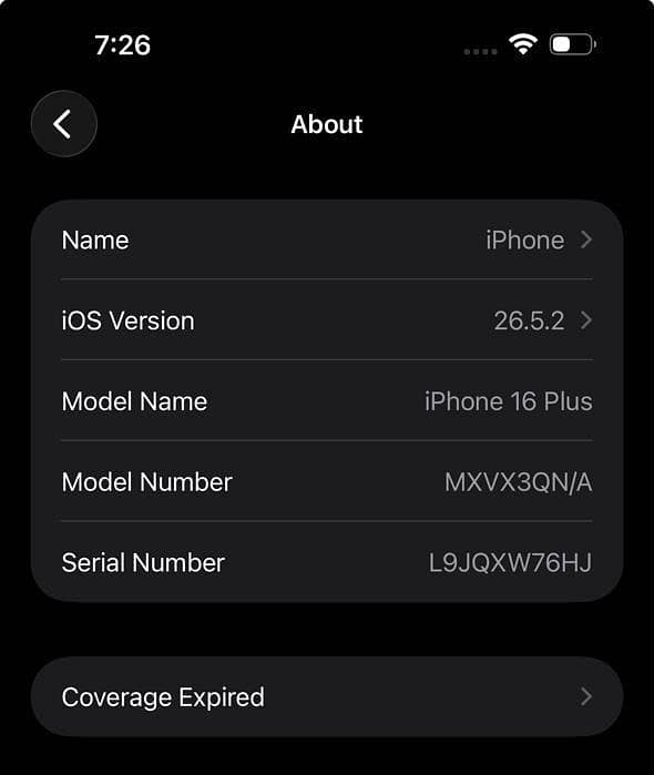 Apple iPhone 16 Plus 8