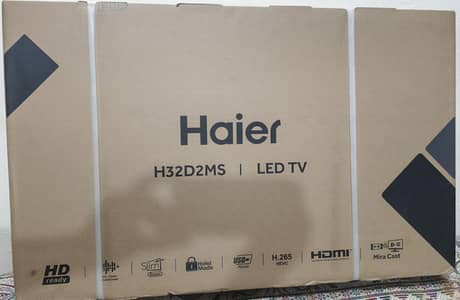 Brand new fully company packed "HAIER LED TV -GRAND 32" INCHES UltraHD