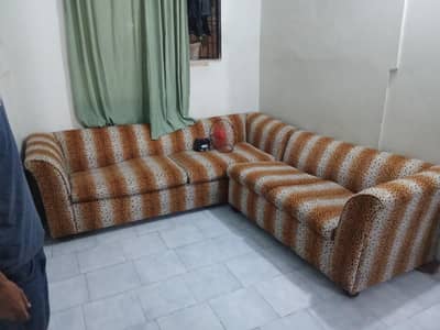 5 sister L shaped sofa