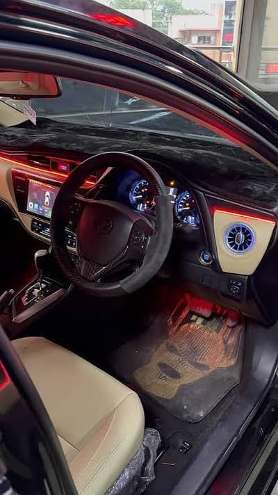 Toyota Corolla 2015-2026 RGB AC Vents Premium Quality
