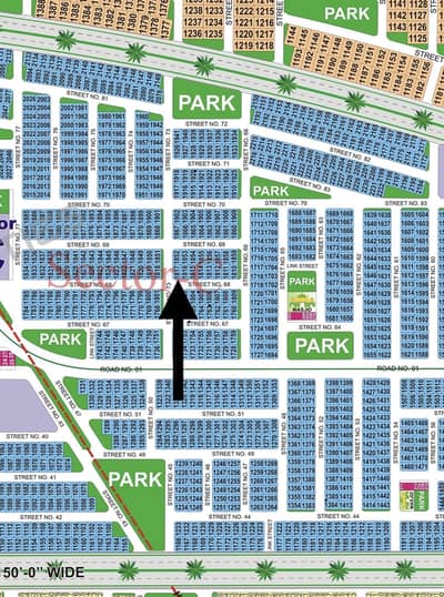 Corner Plot Available For Sale In Sector C Plot no 1817-C