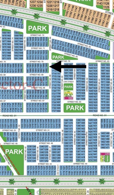 Corners Extra Land Facing Park Possession Plot Available For Sale  Plot no 1909-C