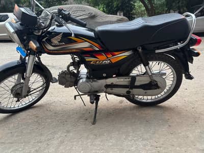 Honda CD 70 2022 - Genuine Condition - Complete Documents