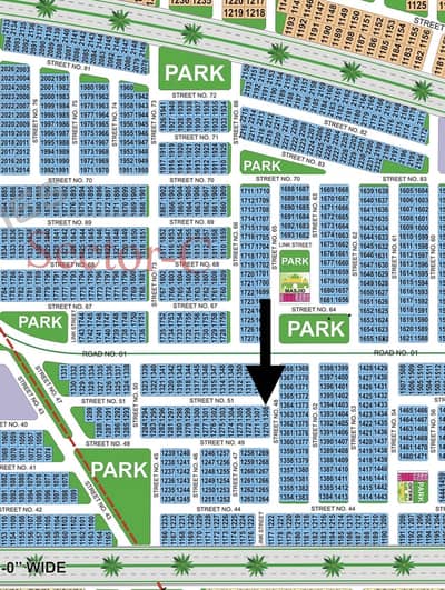 10 Marla Corner Category Plot Available For Sale  Plot No 1308-C