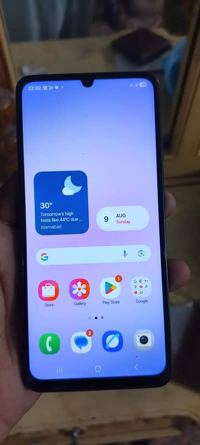 Samsung a07 open backbox condition 10 by 10 okay box missing 6 GB. 128
