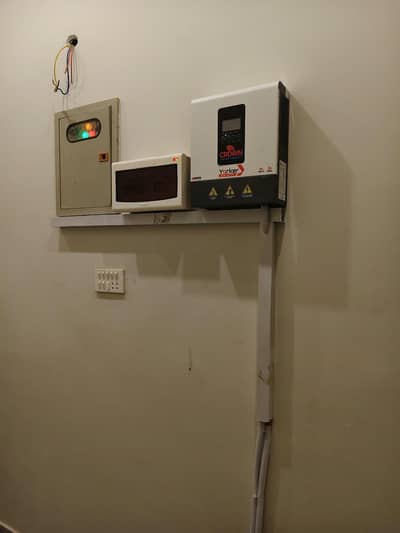 solar inverter and fitting ke sath