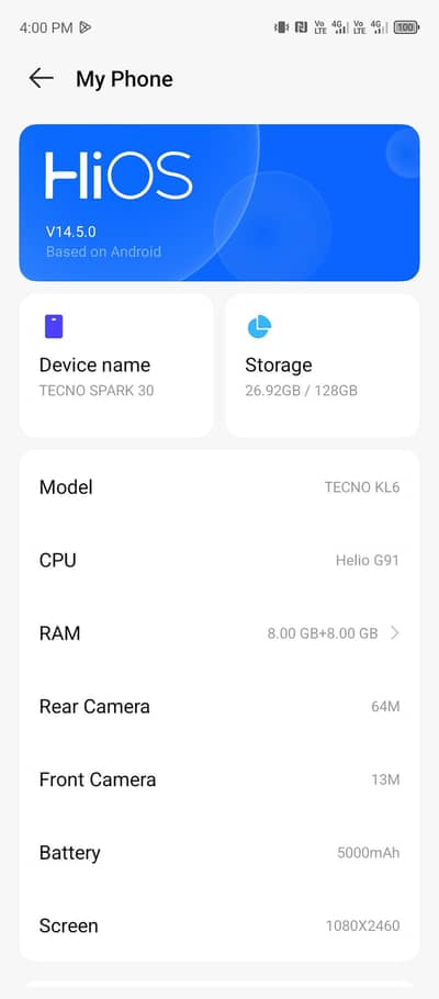Tecno Spark 30