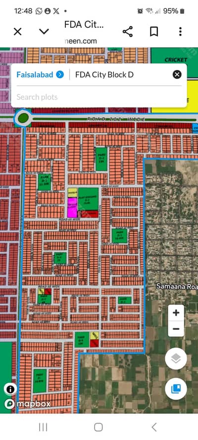 I kanal plot D2 FDA city Faisalabad