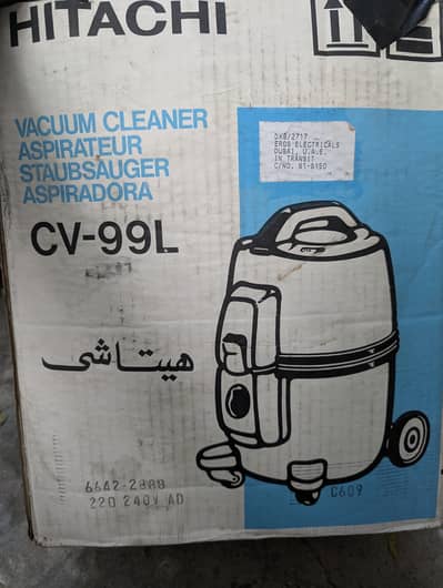 Hitachi Vacuum cleaner CV99L