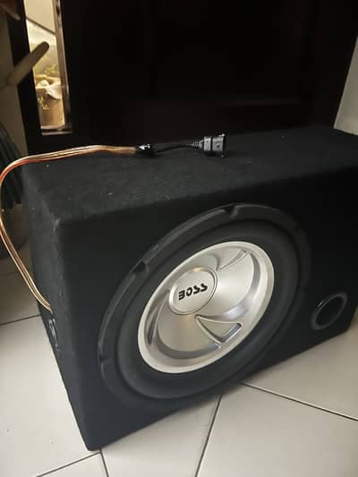 Boss woofer with Brand New Amplifier