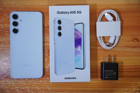 Samsung Mobile A55 5G 8GB ram 256GB memory 0325/1268/477