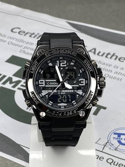 Casio G-shock Metal Dial in Black.