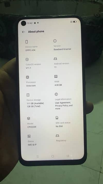 OPPO A54