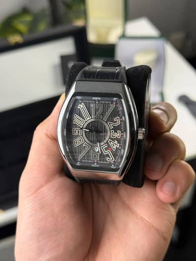 Luxury Men’s Watch – Stylish Black Automatic Look | Premium Design