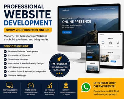 Professional Website Development | Business & E-commerce Websites