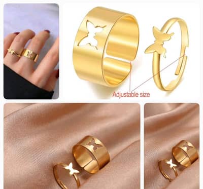 Trendy Adjustable Couple & Friendship Rings