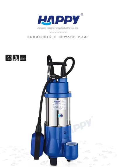 Happy Submersible Sewage 3 Hp Electric Water Pump