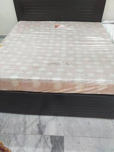Full size double bed with 10 inch mattress for sale