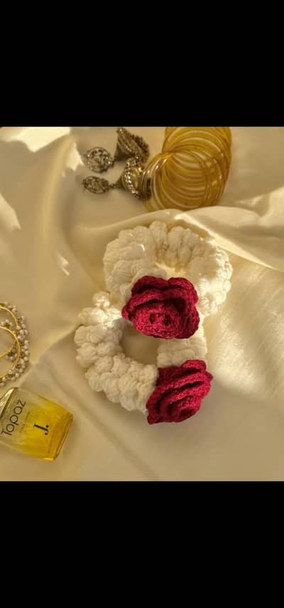 handmade crocheted gajrayy