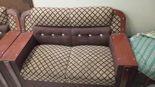 3 set sofa Brown color