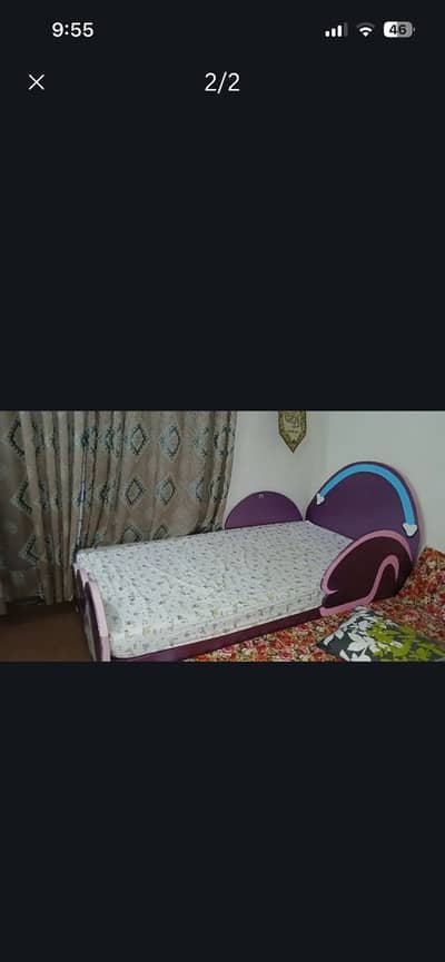 Unicorn theme bed