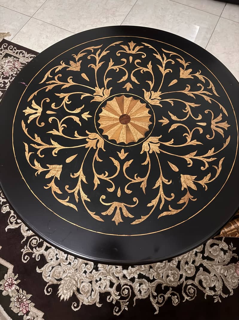 Round  centre table 1