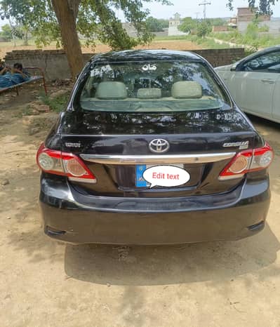 Toyota Corolla GLI 2012