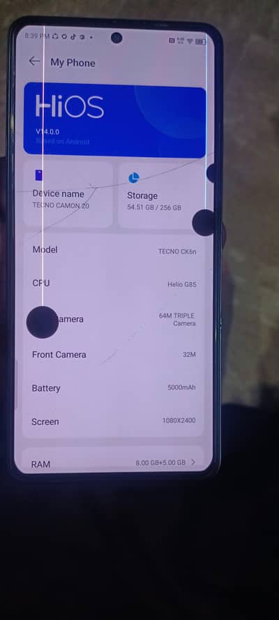 Tecno CAMON 20