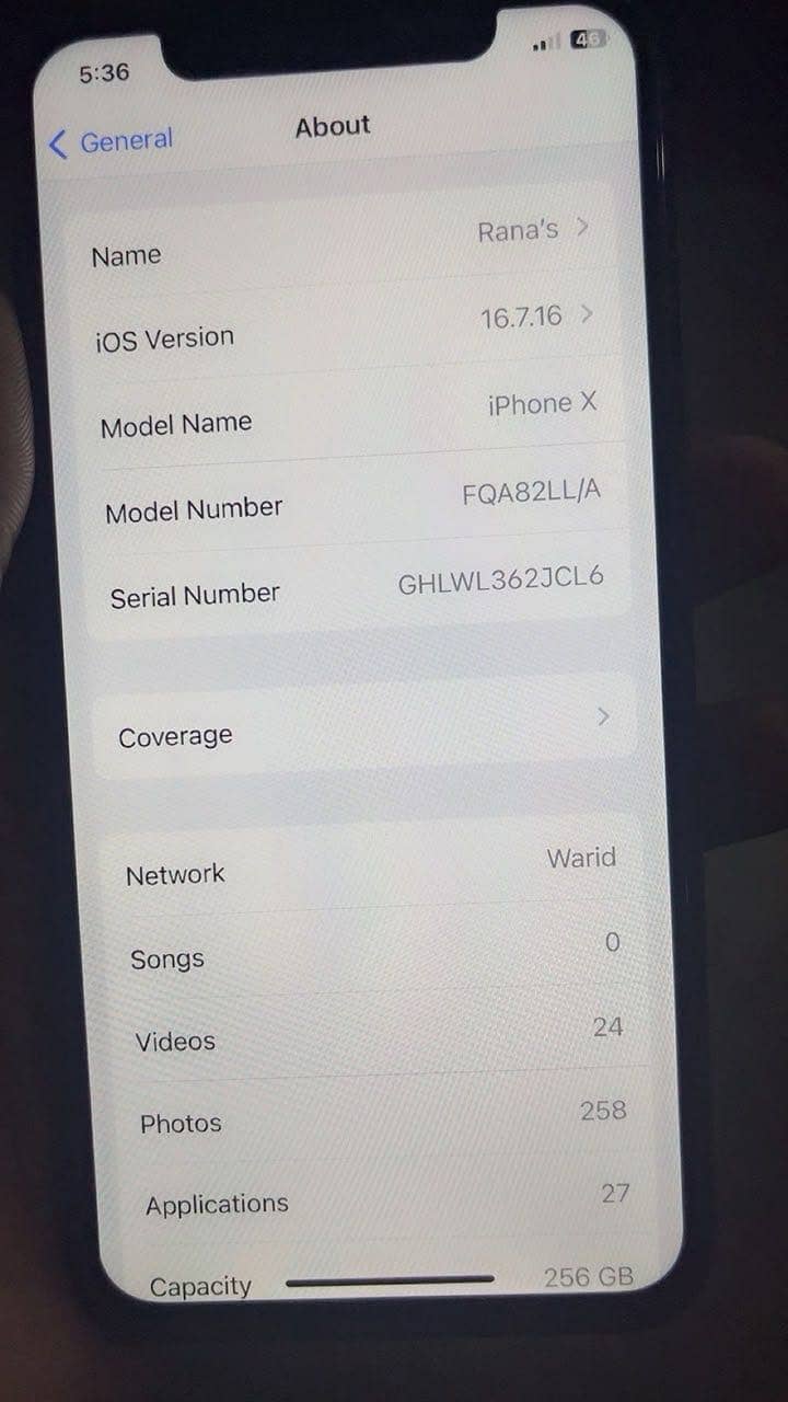 Apple iPhone X 7