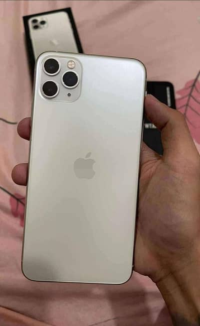 Iphone 11 Pro Max With Box Charger pack set Pta Approve single