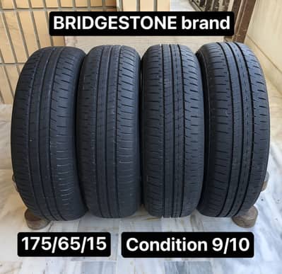 BRIDGESTONE tyres 175/65/15 ( No Puncture )