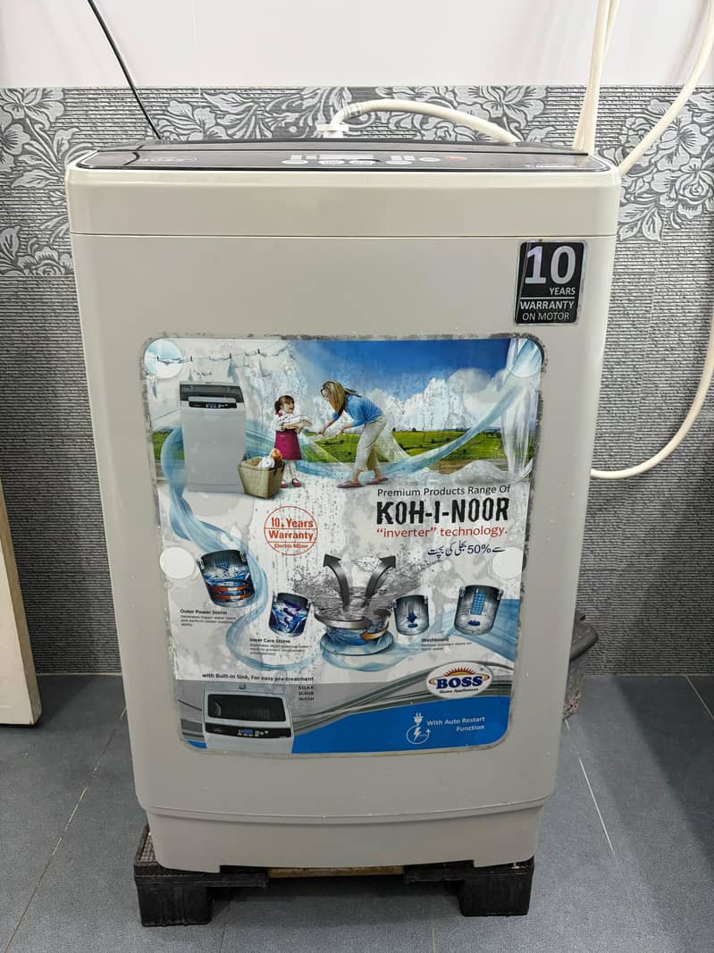 Washing machine top load automatic fully 9
