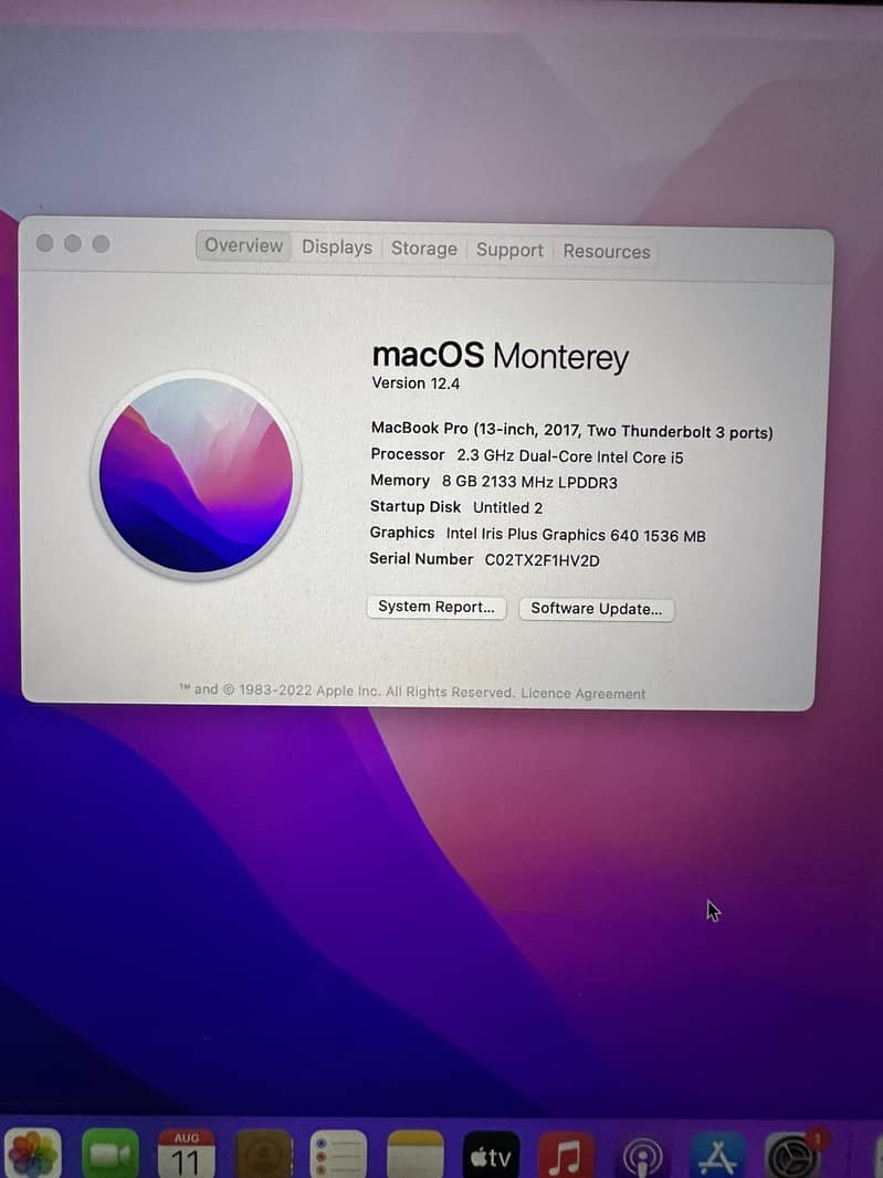 Macbook pro 2017 3