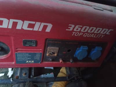 Loncin 3600DDC 2.5KW Petrol + LPG Generator with AVR - Lahore