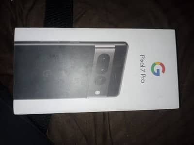 Google pixel 7 pro dual Pta Approved with box and charger