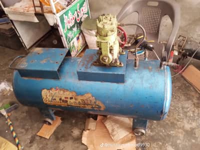 Big Air Compressor Tank & Motor ( Working Condition) – Reasonable