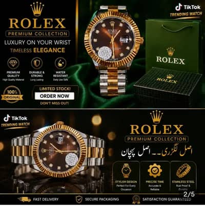 Rolex Premium Collection Luxury Watch – Stylish & Elegant Wristwatch