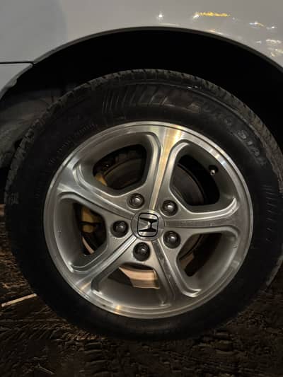 Honda civic rebon genion rims + tyres