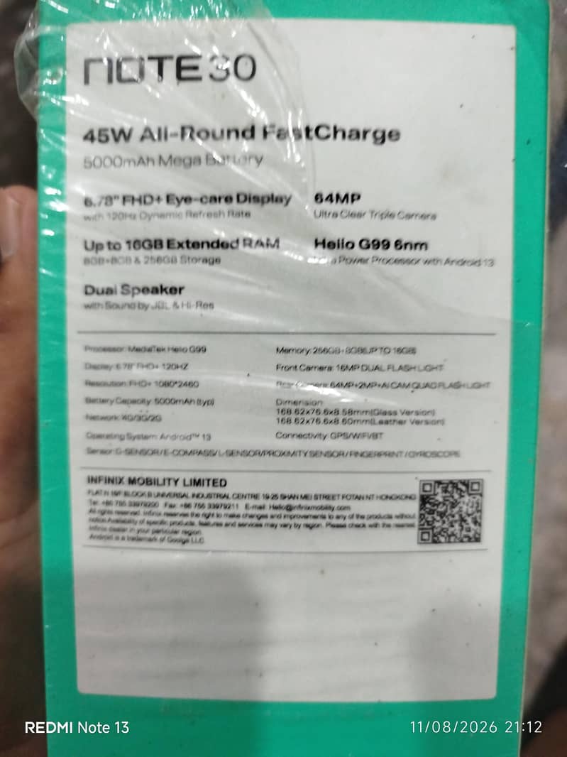 Infinix Note 30 6