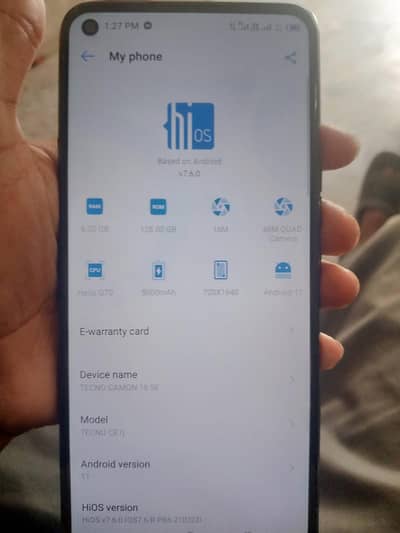 Tecno CAMON 16 S