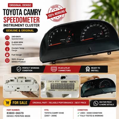 Toyota Camry XV40 Original DENSO Speedometer