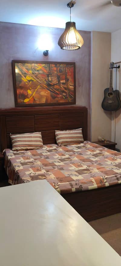 Bedroom Set, Double Bed, mattress, double sliding cupboard side tables