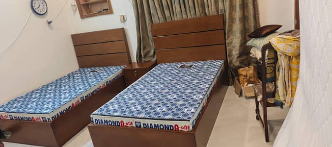 Wooden Brand new 2 Single Beds