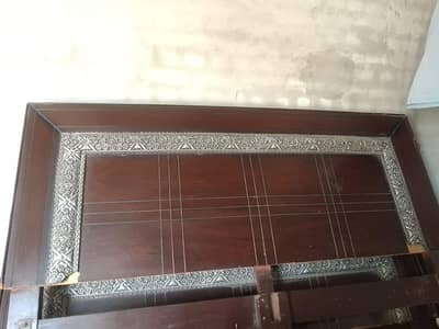 Bed with side tables